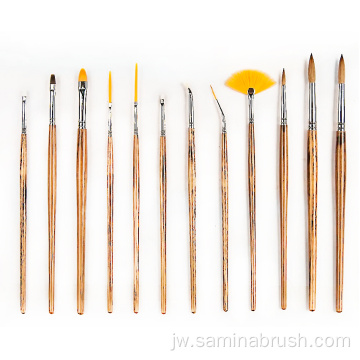 Kayu Gagang Kain Brush Pack